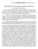 El Barrio Marginal: Producto obligado de impuesta colonio-imperialista