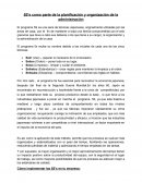 5 S como parte de la planificación y organización de la administración