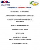 Administracion y gestion en enfermeria. Proyecto administrativo