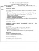 Plan de trabajo escolar