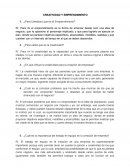 CREATIVIDAD Y EMPRENDIMINETO