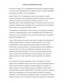 Causas de la dependencia social