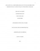 APLICACIÓN EN EL CAMPO EMPRESARIAL DEL PUNTO DE EQUILIBRIO ENTRE INGRESOS TOTALES Y COSTOS TOTALES Y ENTRE OFERTA Y DEMANDA