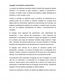 Lenguaje, conocimiento y pensamiento