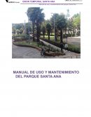 Manual uso y mantenimiento parque vecinal