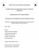 Laboratorio de Termodinámica de las Sustancias Puras
