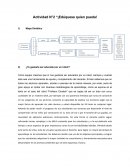 Actividad N°2 “¡Edúquese quien pueda!