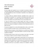 Taller de Ética Empresarial