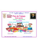 PLAN DE TRABAJO DE 6°