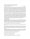 Ensayo sobre La logística del transporte internacional