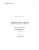 Administración financiera, analisis de varianza