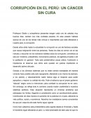 Corrupción en el Perú