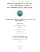 LAS FORMAS ESPECIALES DE CONCLUSIÓN DEL PROCESO Y LA DECISIÓN JUDICIAL O SENTENCIA