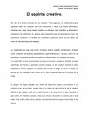El espiritu creativo