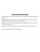 Costo Mercaderias Vendidas