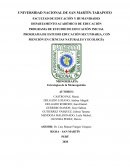 PROGRAMA DE ESTUDIO EDUCACIÓN SECUNDARIA, CON MENCIÓN EN CIENCIAS NATURALES Y ECOLOGÍA