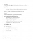 Procedimiento para desmontaje de TUBERIAS DE SERVICIO INCLUIDA DOS LINEAS DE AMONIACO
