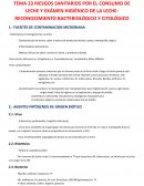 RIESGOS SANITARIOS POR EL CONSUMO DE LECHE Y EXÁMEN HIGIÉNICO DE LA LECHE: RECONOCIMIENTO BACTERIOLÓGICO Y CITOLÓGICO