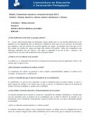 Instituciones educativas y formación del sujeto 2022-1