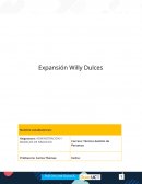Actividad: “La expansión de Willy Dulces”