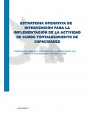 CURSO EN SEGUIMIENTO Y MONITOREO DE LA PRESTACIÓN DE LOS SERVICIOS DE SANEAMIENTO DIRIGIDO AL ATM
