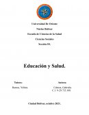 Educación y salud