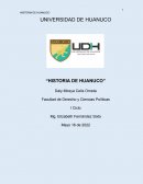 HISTORIA DE HUANUCO