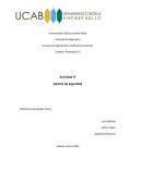 Actividad IV Gestión de Seguridad