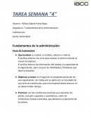 Fundamentos de la administracion