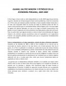 GUANO, SALITRE MINERÍA Y PETRÓLEO EN LA ECONOMÍA PERUANA, 1820-1830