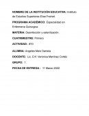 Desinfección y esterilización