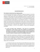 Análisis sobre Intervención Sociocomunitaria