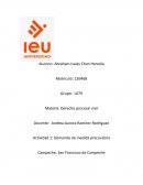 Demanda de medida precautoria