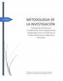 Proyecto de Metodologia de la investigación