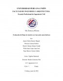 Evaluacion de flujo de tránsito en el mercado Santa Barbara