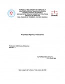 Propiedad Agraria y Posesiones