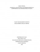 APORTE DE LA SOCIOLOGÍA DE LAS ORGANIZACIONES EN LA COMPRENSIÓN DE LAS ORGANIZACIONES ACTUALES