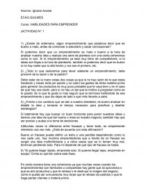 HABILIDADES PARA EMPRENDER. Página 1