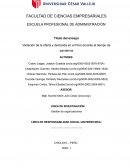 Variación de la oferta y demanda en el Perú durante el tiempo de pandemia