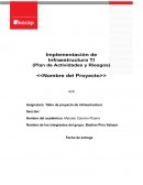 Plan de Implementación (ITIL)