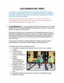 LAS DANZAS DEL PERÚ