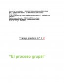 Trabajo practico N.º 1 2 “El proceso grupal”