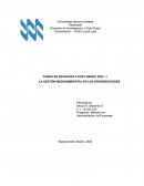 LA GESTIÓN MEDIOAMBIENTAL EN LAS ORGANIZACIONES