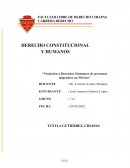 Violación a Derechos Humanos de personas migrantes en México