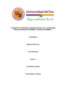 “CONCEPTO DE PROFESIÓN, NECESIDAD SOCIAL DE LA CONTADURÍA PÚBLICA SUSTANCIA ECONÓMICA Y ENTIDAD ECONÓMICA”