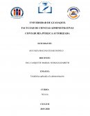 Estadística aplicada a la administración.