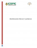 PROPIEDADES FÍSICAS Y QUÍMICAS. QUÍMICA AMBIENTAL