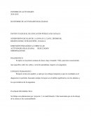 INFORME DE diagnostico primer grado