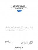 ESTUDIO TÉCNICO-ECONÓMICO PARA LA INSTALACIÓN DE UNA PLANTA PROCESADORA DE BOMBONES DE CHOCOLATE MULTIVITAMINICOS