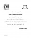 Ensayo sobre las vivencias del Módulo acompañamiento tanatológico